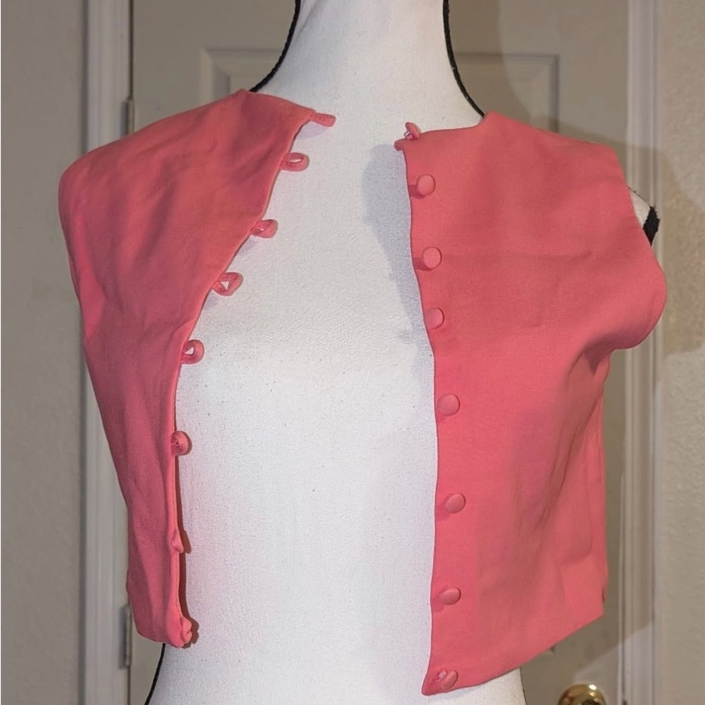 Zara Coral Button-Up Women's Blouse